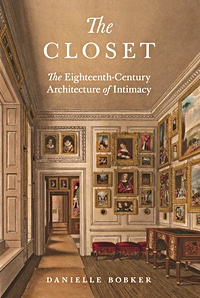 Cover of the book, showing a painting of a period room with walls covered with paintings